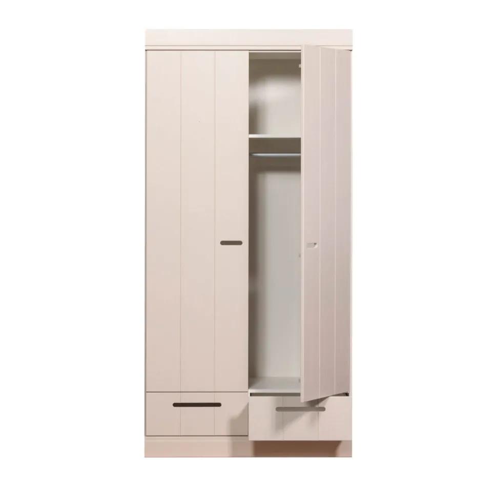 CONNECT Armoire en pin 2 portes 2 tiroirs