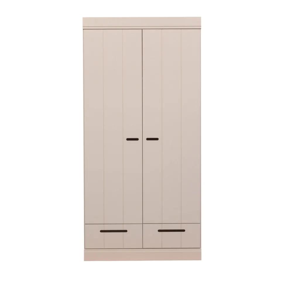 CONNECT Armoire en pin 2 portes 2 tiroirs