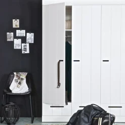 CONNECT Armoire vestiaire 3 portes / 3 tiroirs