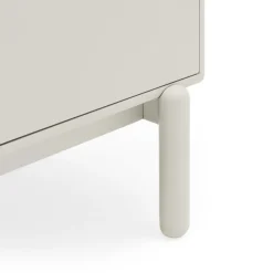 CORVO Buffet 1 porte 6 tiroirs en bois L180cm