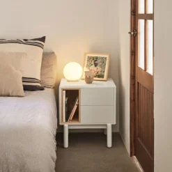 CORVO Table de chevet en bois