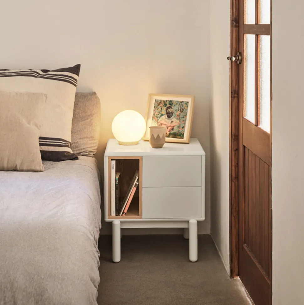 CORVO Table de chevet en bois