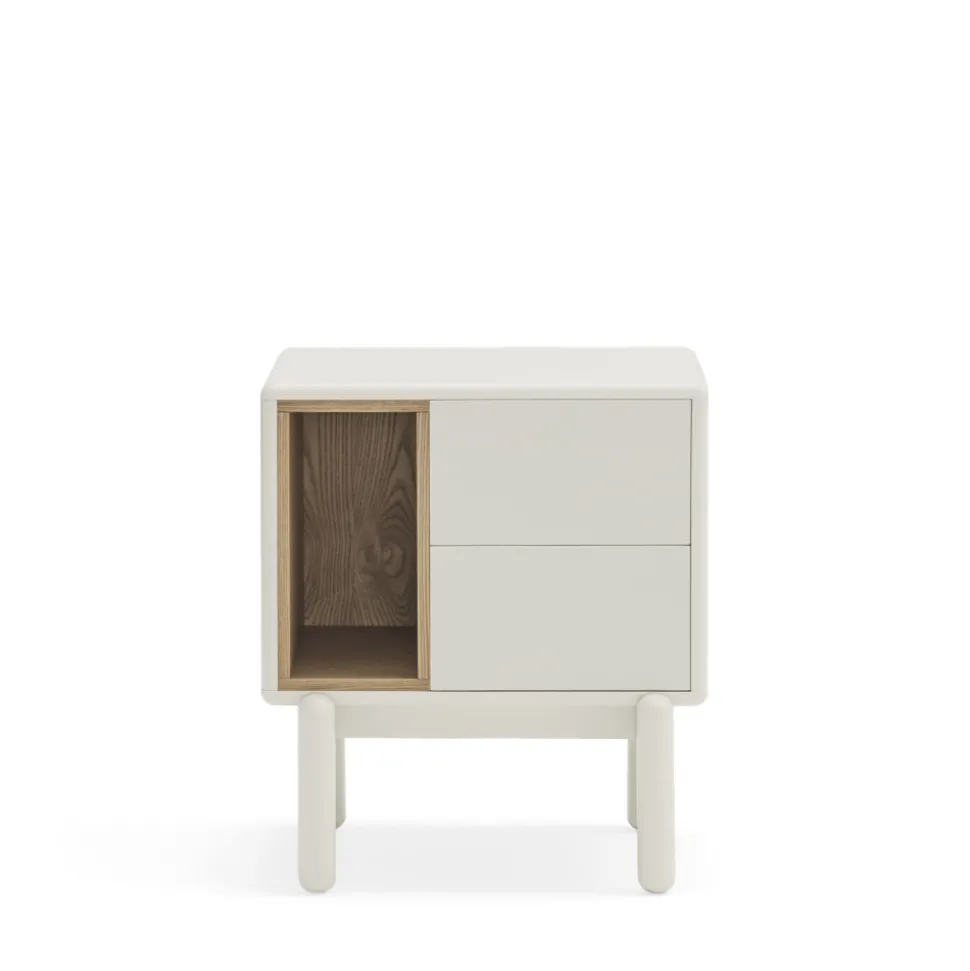 CORVO Table de chevet en bois