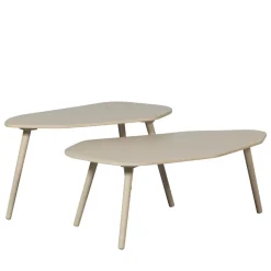 DAVINA Table basse organique en bois
