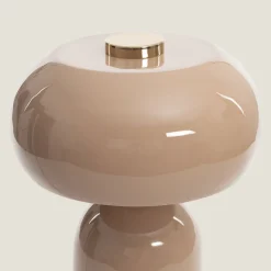 DORIA Lampe à poser champignon en métal