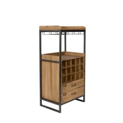 EDGAR Armoire bar à vin vintage
