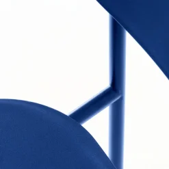 ELIN Lot de 4 chaises en plastique et métal