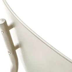 ELIN Lot de 4 chaises en plastique et métal
