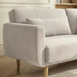 EMMA Canapé convertible 3 places en tissu