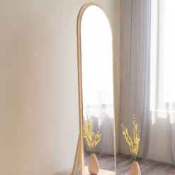 EMRI Miroir sur pieds en bois 50x160cm