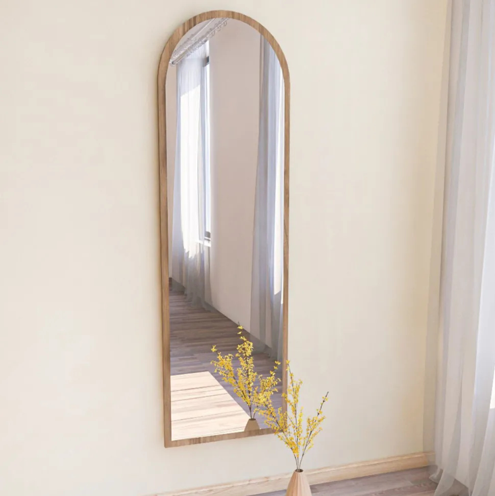 EMRI Miroir sur pieds en bois 50x160cm