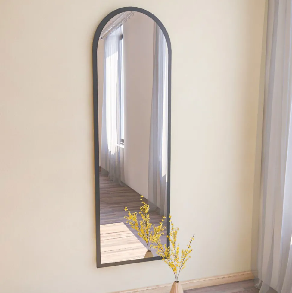 EMRI Miroir sur pieds en bois 50x160cm