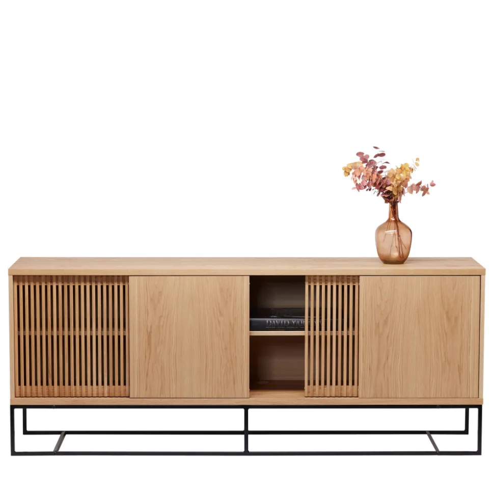 ENDE Buffet 4 portes en bois L188cm
