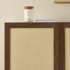 ESTELA Buffet 3 portes en bois L140cm