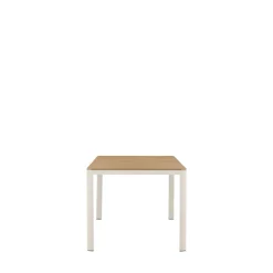 ETNA Table à manger de jardin 8 personnes en aluminium