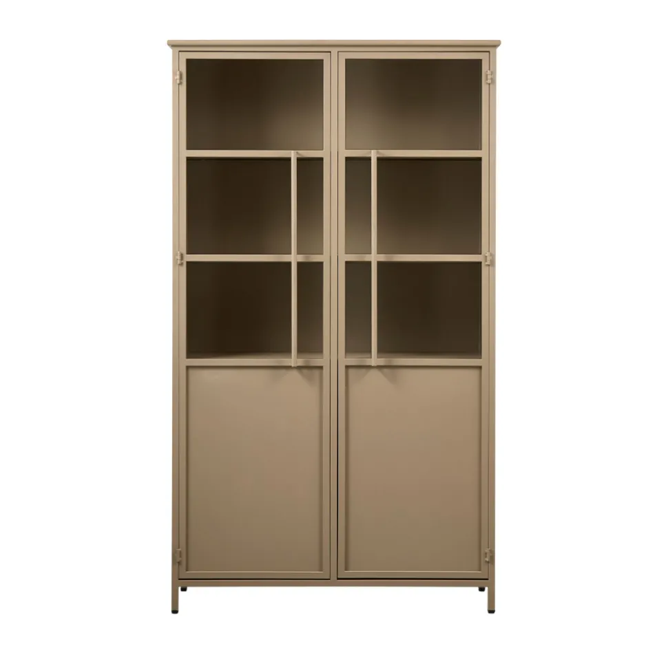 EXHIBIT Vitrine 2 portes en métal H170cm