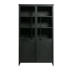 EXHIBIT Vitrine 2 portes en métal H170cm