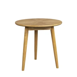 FABIO Table d'appoint ronde en bois ø50cm