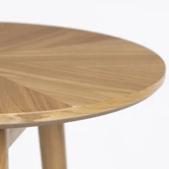 FABIO Table d'appoint ronde en bois ø50cm