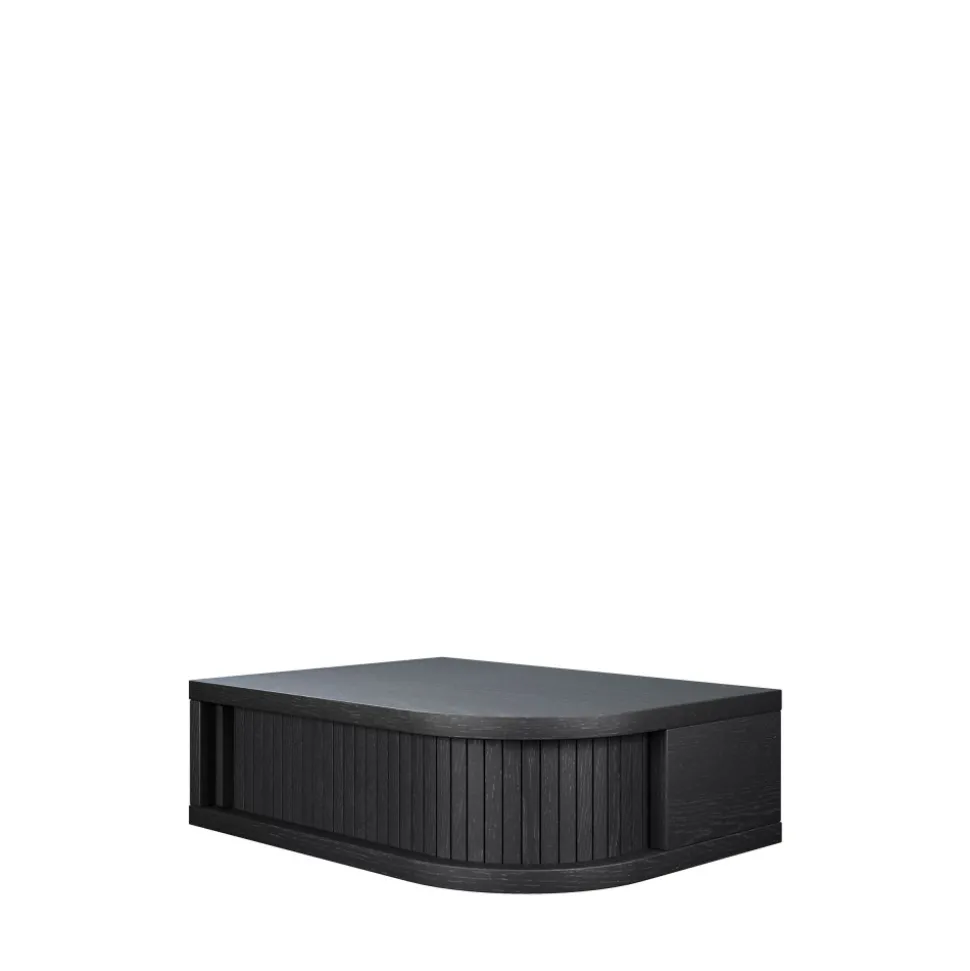 FARSTA TAMBOUR Table de chevet murale en bois