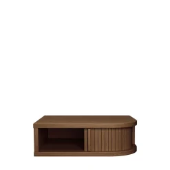FARSTA TAMBOUR Table de chevet murale en bois