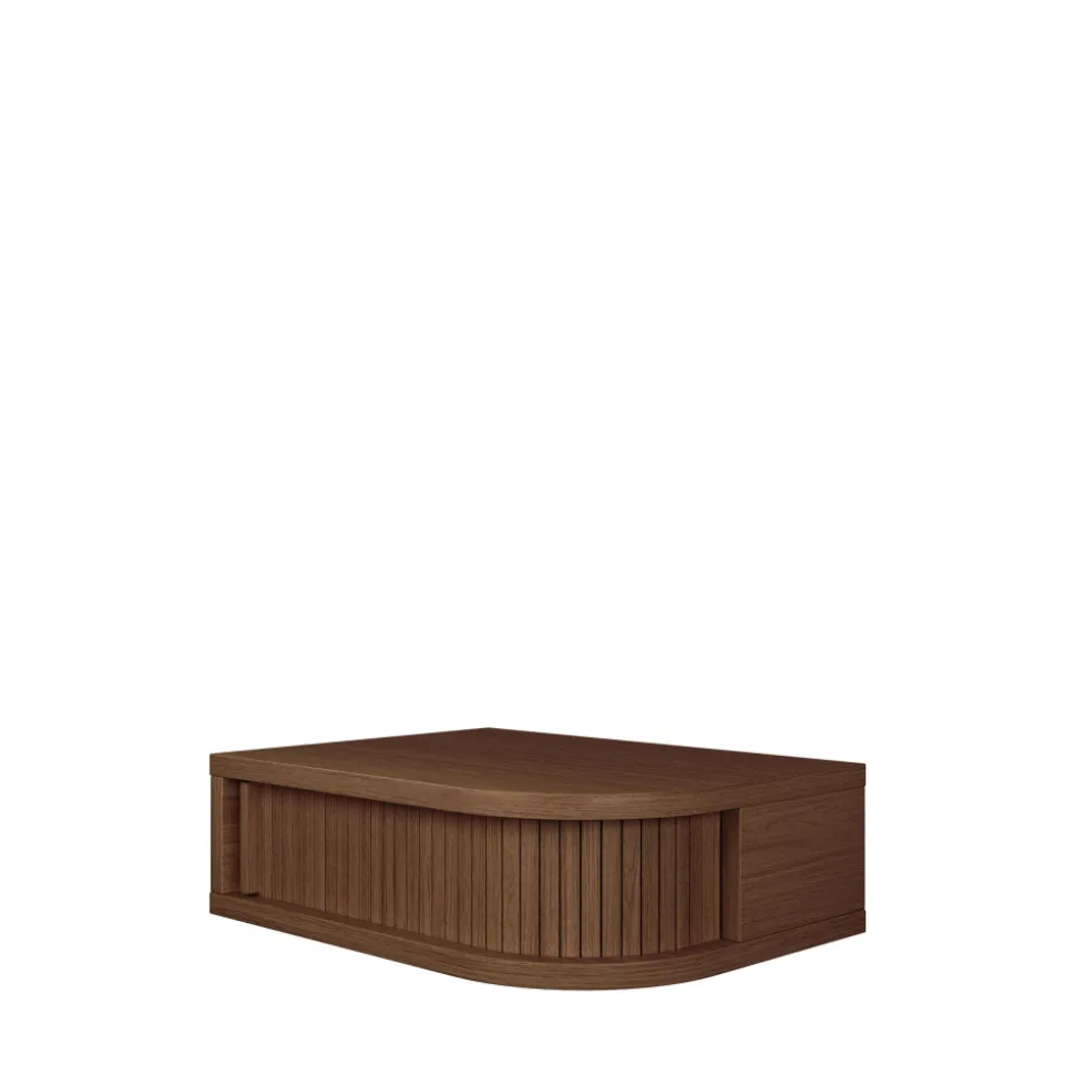 FARSTA TAMBOUR Table de chevet murale en bois