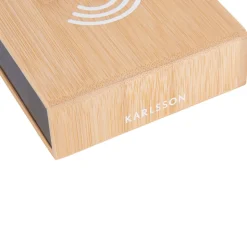 FAT Réveil en bois avec chargeur téléphone