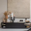 FINCA Meuble TV en bois massif de pin L75cm