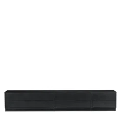 FINCA Meuble TV en bois massif de pin L75cm