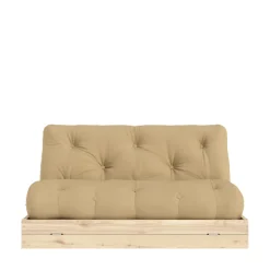 FLIP Canapé convertible 2,5 places en tissu et bois