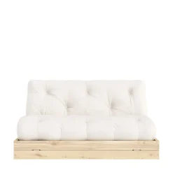 FLIP Canapé convertible 2,5 places en tissu et bois