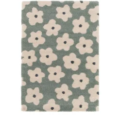 FLORA Tapis contemporain à motif floral