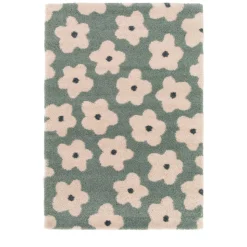 FLORA Tapis contemporain à motif floral