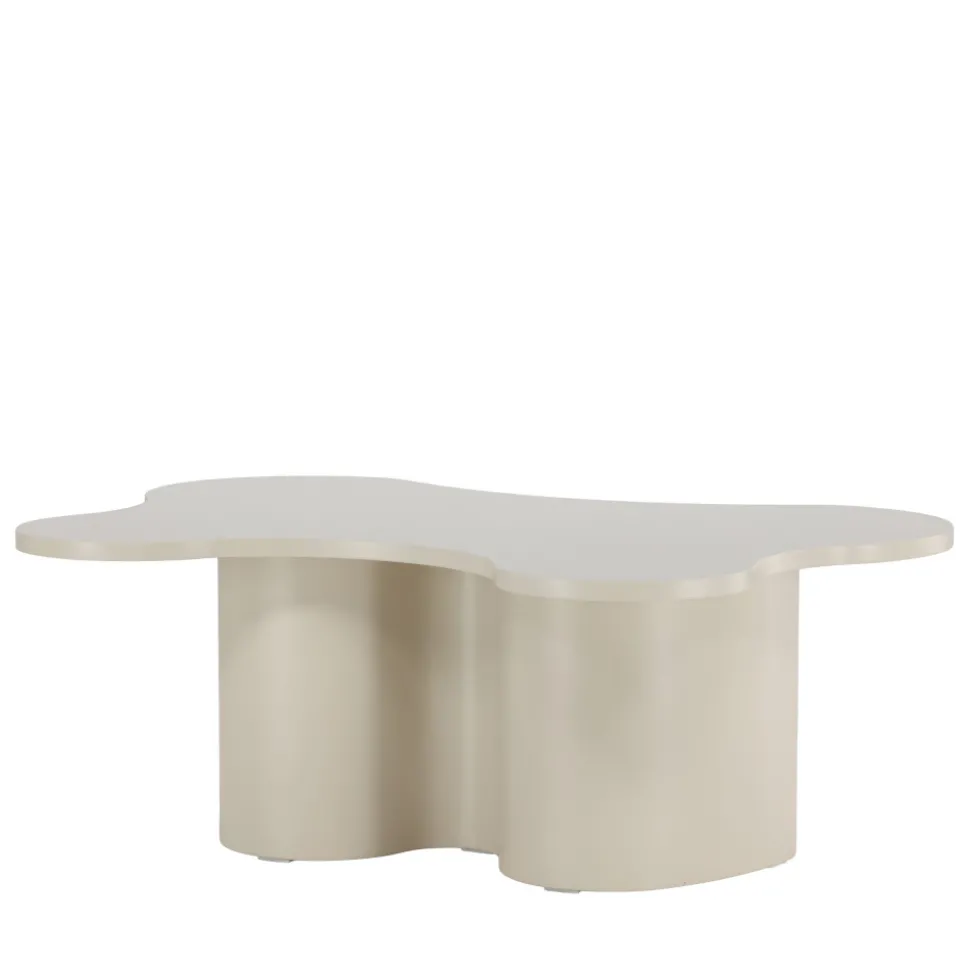FLOW Table basse organique en bois 120x80cm
