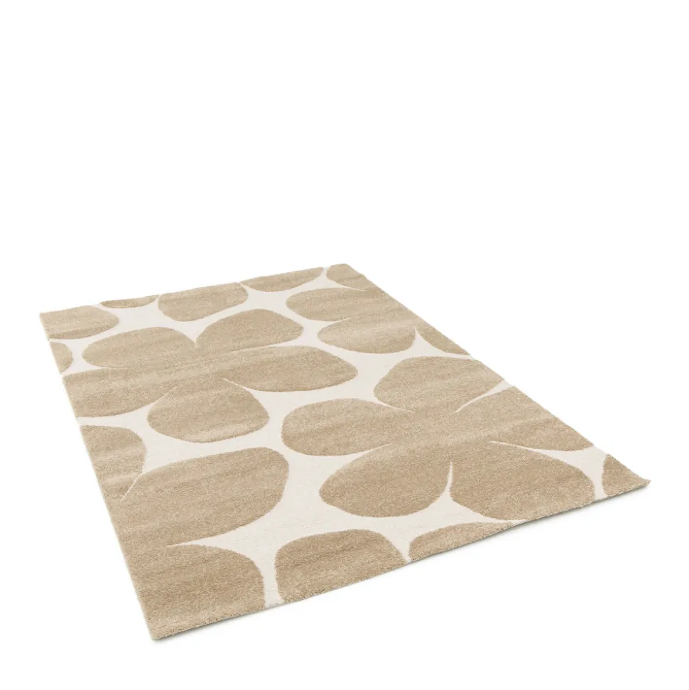 FLOW Tapis contemporain à motif floral en relief