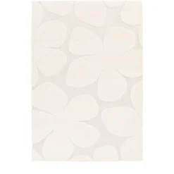 FLOW Tapis contemporain à motif floral en relief