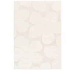 FLOW Tapis contemporain à motif floral en relief