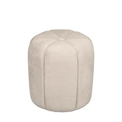 FLOWER Pouf rond en tissu ø38cm