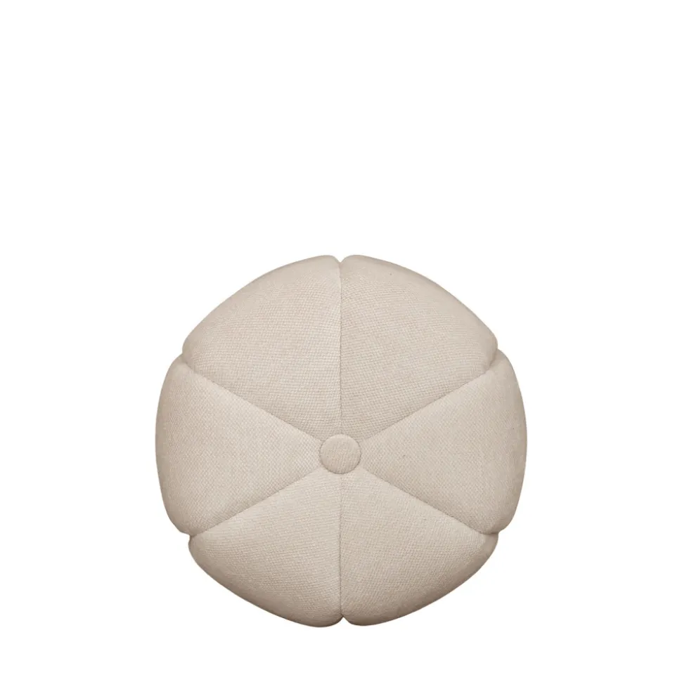 FLOWER Pouf rond en tissu ø38cm