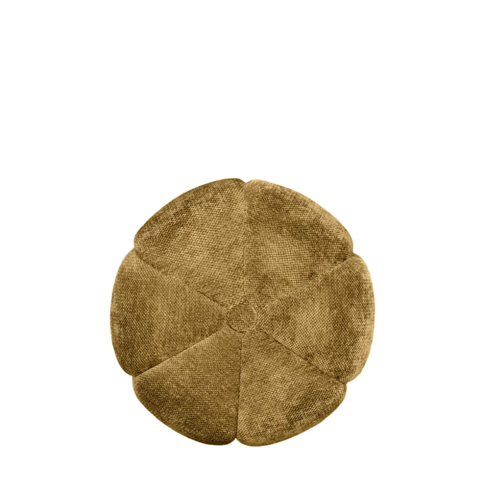 FLOWER Pouf rond en tissu ø38cm