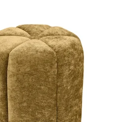 FLOWER Pouf rond en tissu ø38cm