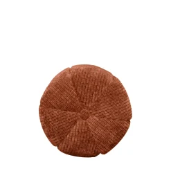 FLOWER Pouf rond en velours côtelé ø38cm