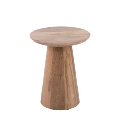 FORCE Table d’appoint en bois de manguier ø30cm