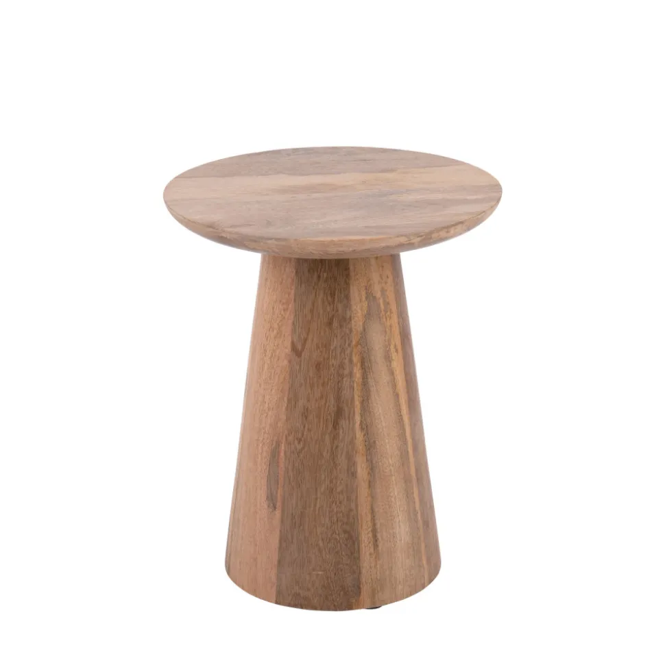 FORCE Table d’appoint en bois de manguier ø30cm
