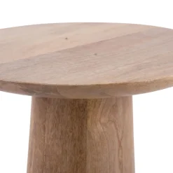 FORCE Table d’appoint en bois de manguier ø35,5cm