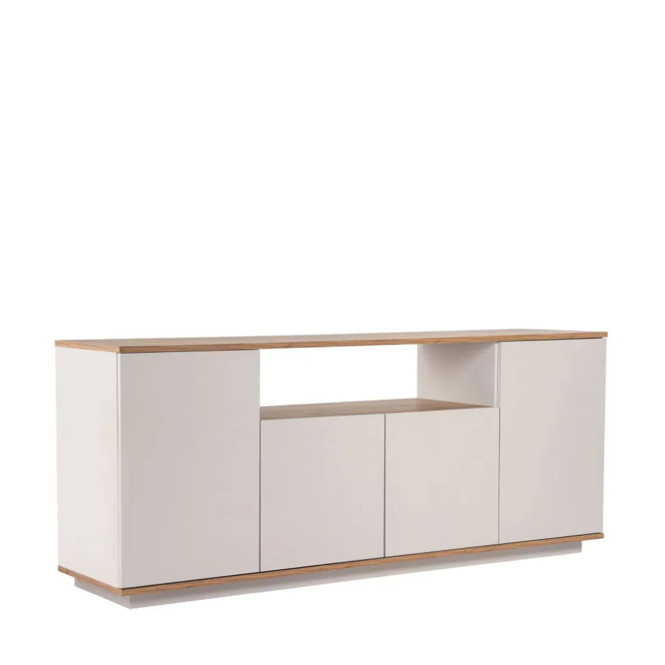 FRITZ Buffet 4 portes en bois L180cm