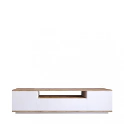 FRITZ Meuble TV 3 portes en bois L180cm