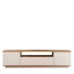 FRITZ Meuble TV 3 portes en bois L180cm