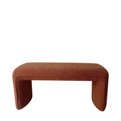 FULL Banc rembourré en tissu bouclette L100cm