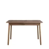 GLIMPS Table à manger extensible 4 à 6 personnes 120-162x80cm en bois